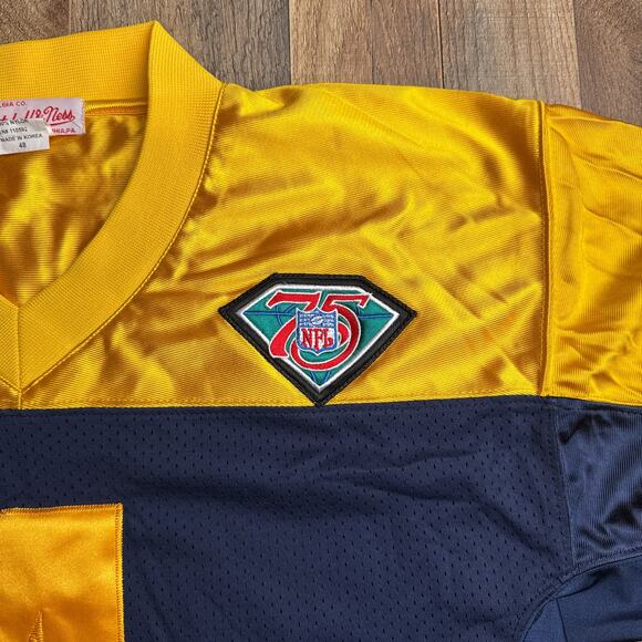 Brett Favre 1994 Green Bay Packers Jersey Men's Size 48 XL Mitchell &‎ Ness 6472 - Picture 7 of 14